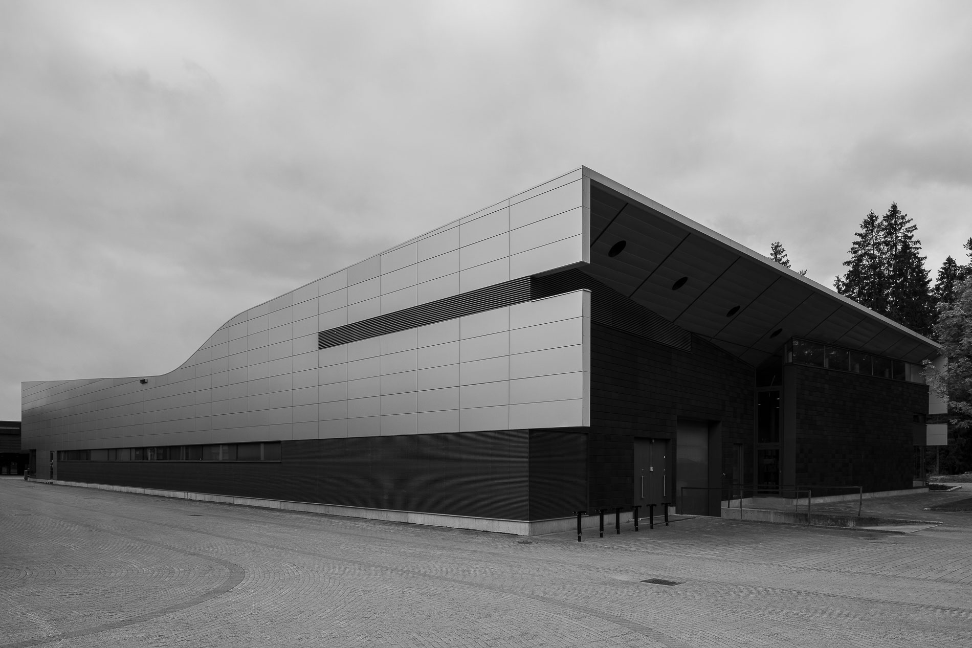 Hollola Library, architectural photographs by Tapio Koivula